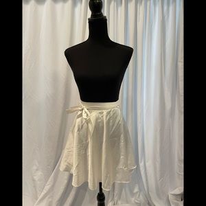 Rumours satin wrap skirt